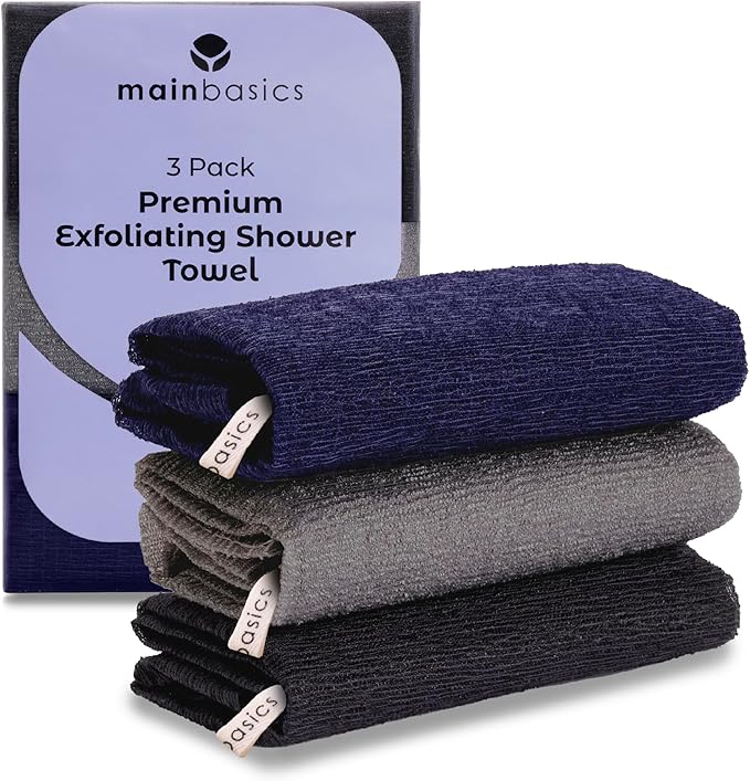 MainBasics Japanese Deep Exfoliating Shower Towel