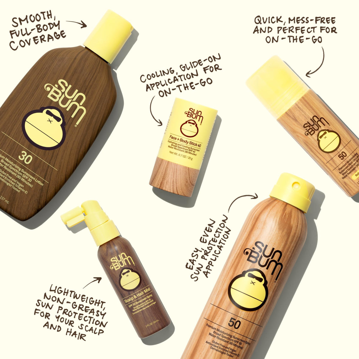 Sun Bum SPF 30 Sunscreen Scalp and Hair Mist Spray - 2 oz
