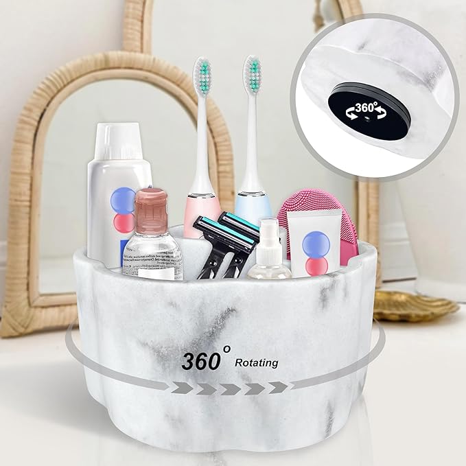 UNICYEEGAR MULTI-PURPOSE COSMETIC CAROUSEL BEAUTY ORGANIZER
