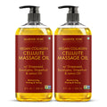Majestic Pure Cellulite Massage Oil, Toning Body Blend, 8 Fl Oz, 2-Pack