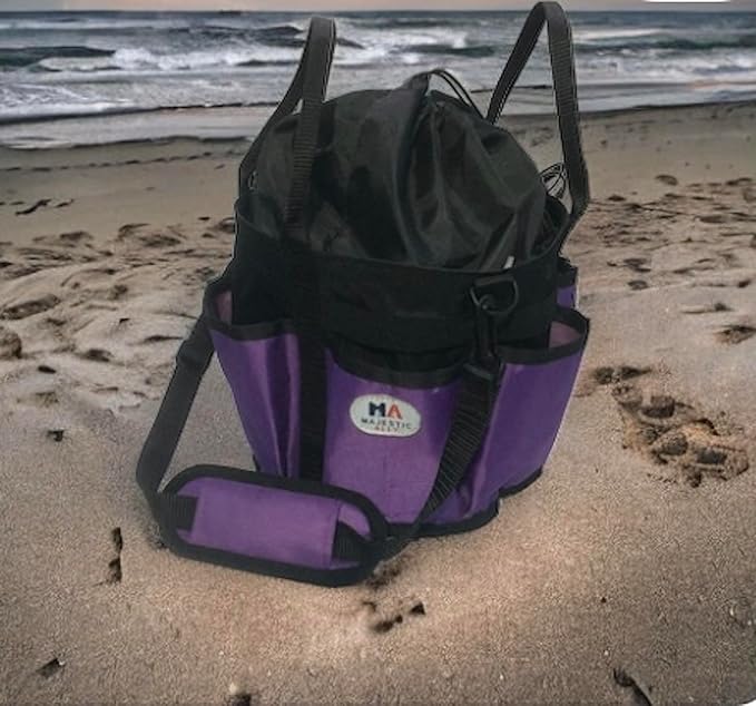 Majestic Ally horse Grooming Organizer Tote Bag (Purple)