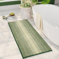 BSICPRO Bathroom Rugs and Mats Sets, 2 Piece Thick Absorbent Chenille Bath Mat Rug Set Non Slip, Soft Shaggy Bath Room Floor Mats for Bathroom — 47" x 20"