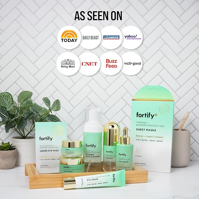 Fortify Skincare Hydrating Face Mist with Hyaluronic Acid & Niacinamide - 3-in-1: Detox, Treat, Boost - Dermatologist Tested - Fragrance-Free, For All Skin Types - Korean Skin Care - 2.87oz - 2 Pack