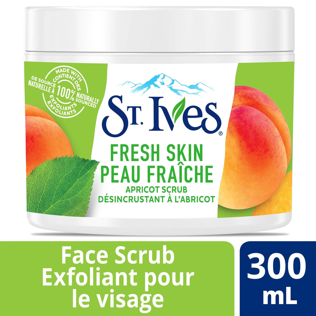 St. Ives Fresh Skin Facial Scrub 300ml/10.14 Fl.oz {Imported from Canada}