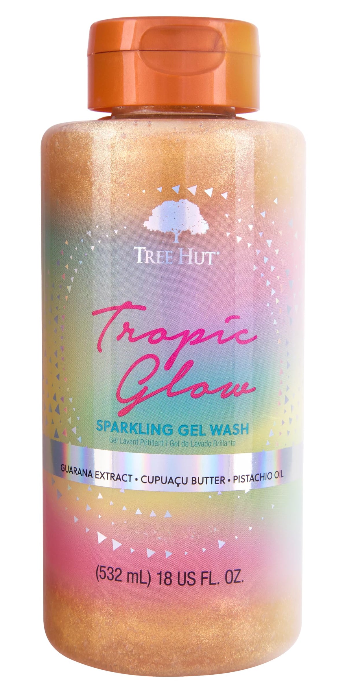 Tree Hut Pink Hibiscus Foaming Body Wash, 18 Fl Oz