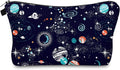 Aiphamy Cute Travel Makeup Bag Cosmetic Bag Small Pouch Gift for Women (Space)