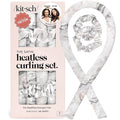 Kitsch Satin Heatless Curls Overnight Set - Marble