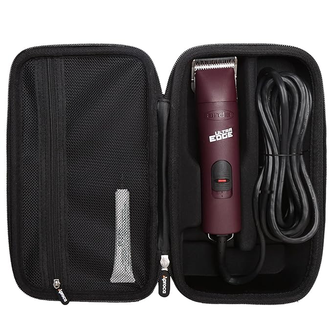 Aproca Hard Storage Travel Case, for Andis UltraEdge Super 2-Speed Detachable Blade Clipper Professional Animal/Dog Grooming