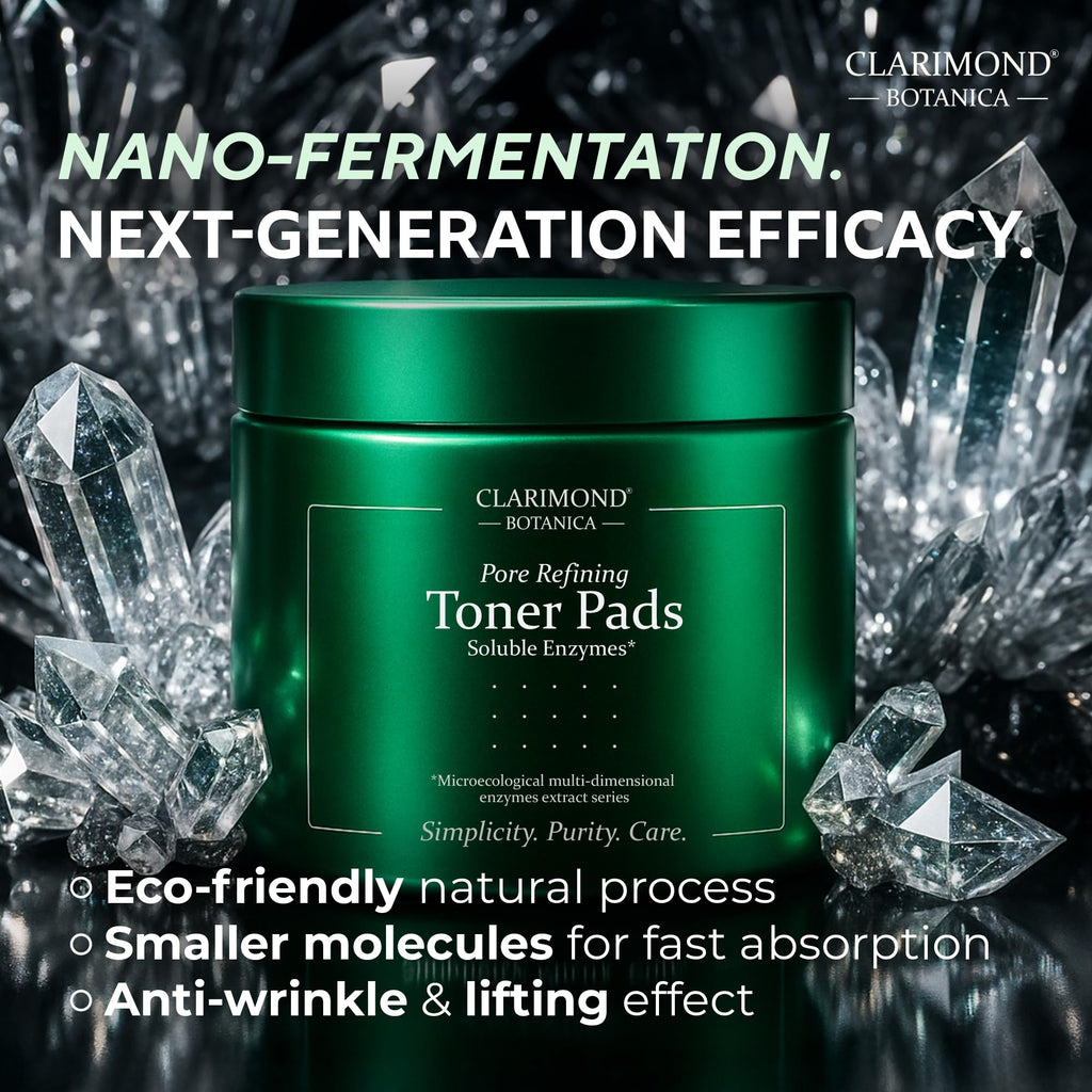 Pore Refining Toner Pads with Bifida Ferment, Niacinamide, BHA, Saccharomyces Extract, Centella Asiatica – Fragrance-Free Exfoliating & Brightening Facial Pads, for All Skin Types – 50 Pads