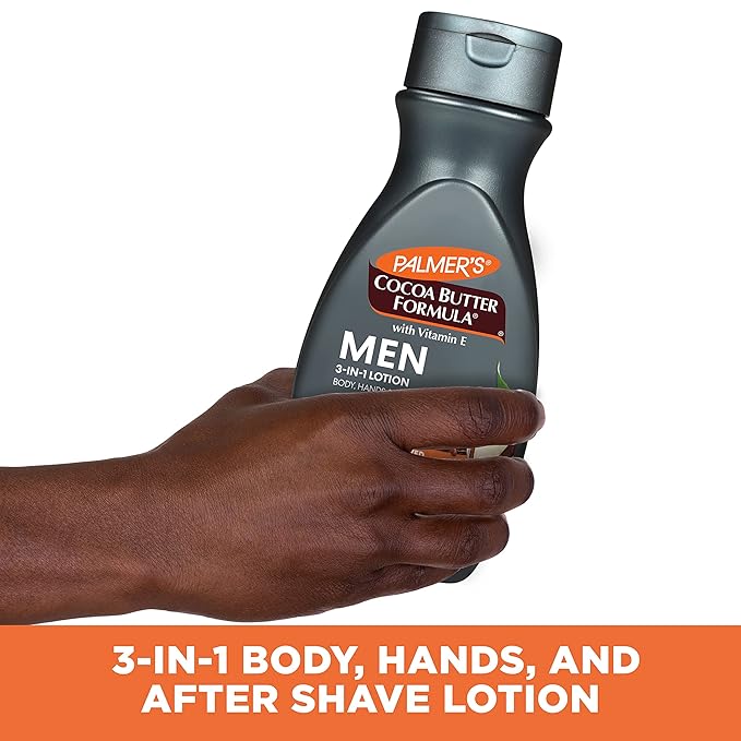 Palmer's Cocoa Butter Formula Men's 3-in-1 Fast Absorbing Face & Body Lotion, 8.5 oz.