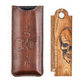 Menesia Folding Wooden Beard Comb for Men