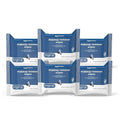 Amazon Basics Makeup Remover Wipes, Gentle Cleansing, Dermatologist Tested, Original, Plant Based, Alcohol-Free, Removes Waterproof Mascara, pH Balanced, 25 Count, 6-Pack