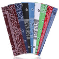 Ztomine 8 Pack Headbands for Women Non Slip - Stylish Sports Hair Bands for Women's Hair - Soft Cotton Cloth Stretchy Headbands for Women for Yoga, Outdoor Exercise Running