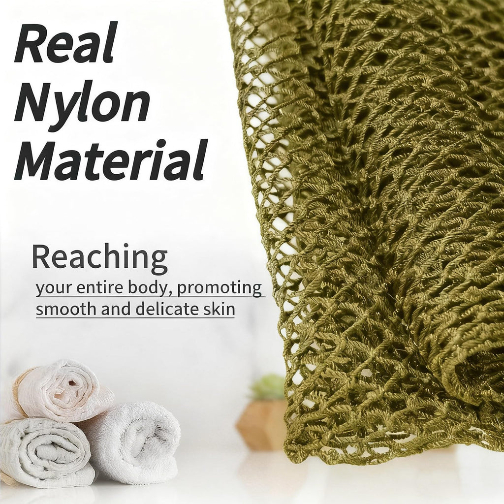 SPMKTBOZAI African Net Sponge Authentic, Exfoliating Net for Body Back
