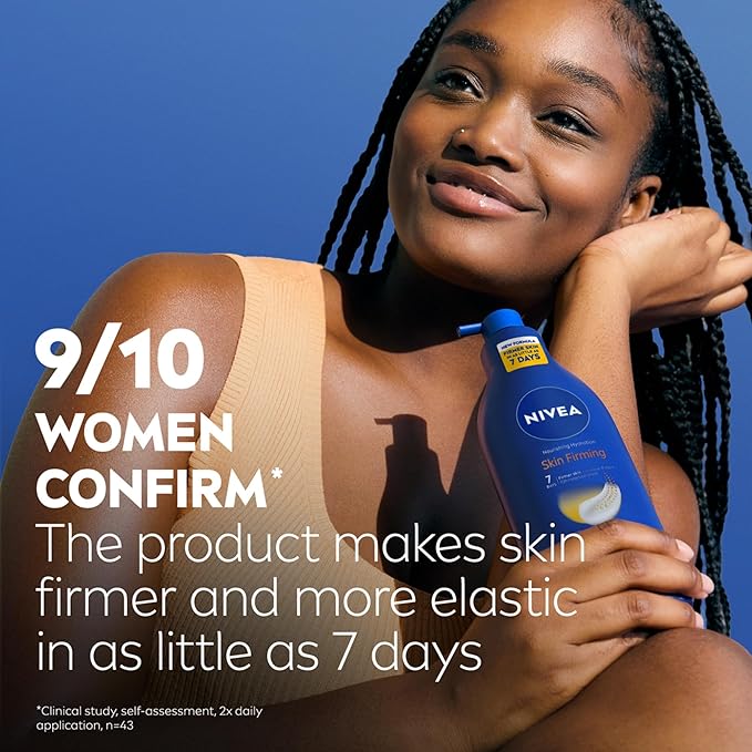 NIVEA Nourishing Hydration Skin Firming Body Lotion, 16.9 FL OZ