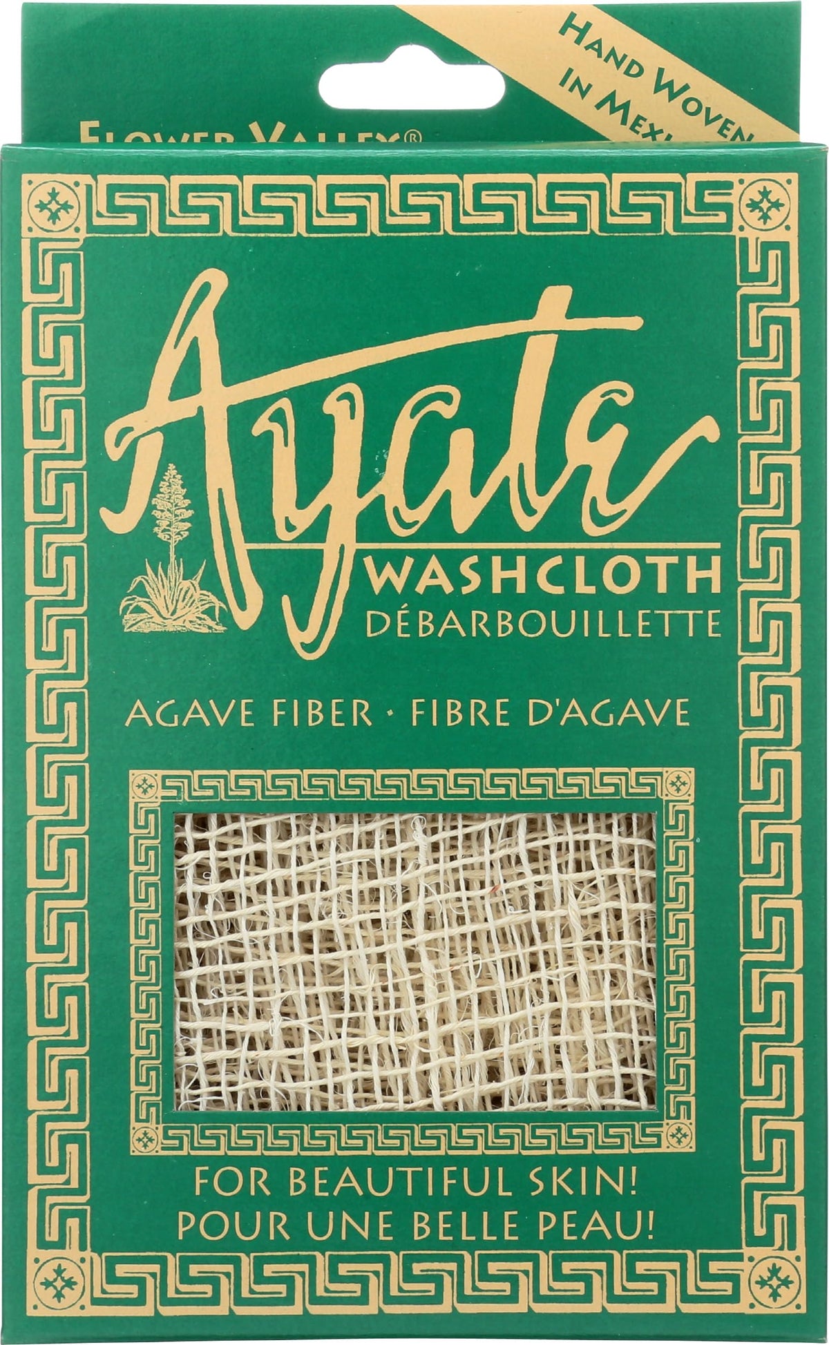 Ayate Washcloth, Exfoliating Washcloth, Agave Fiber Body & Face Wash Cloth, Body Loofah Alternative, Mold-Resistant Scrub Towel (Pack of 6)