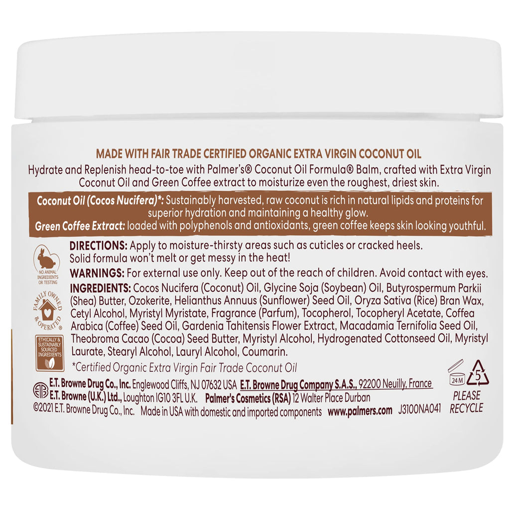 Palmer's Coconut Oil Formula Body Balm with Vitamin E (3.5 Ounces)