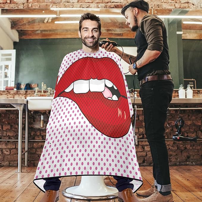 Stylish Barber Cape - Unisex Hair Cutting Apron for Men & Women