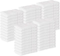 GREEN LIFESTYLE Bulk Washcloths 12x12 50 Pack - Face Towel, Wash Clothes for Body and Face - 100% Pure Cotton Wash Cloths for Your Body (White)