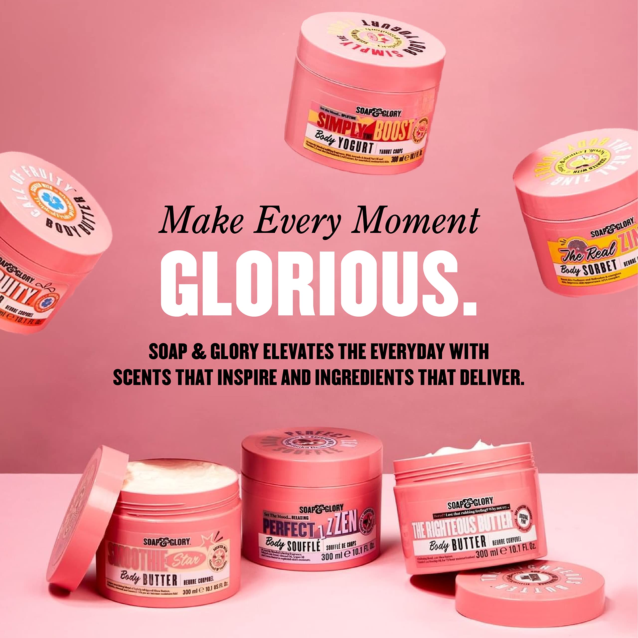 Soap & Glory Call of Fruity Vegan Body Lotion & Cream Moisturizer, 500 ml