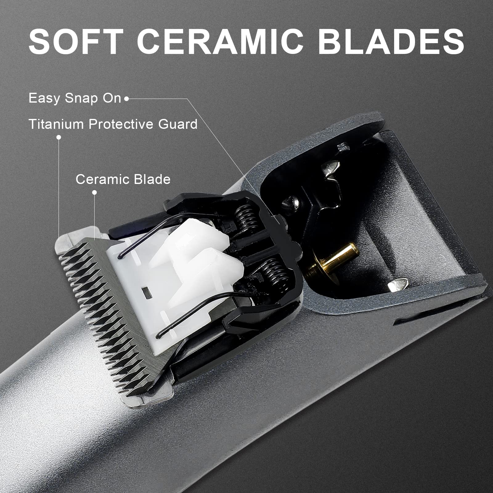 Predyee Manscape Ball Trimmer for Men, Body Hair Trimmer with Safe Ceramic Blade, IPX7 Waterproof Groin & Pubic Hair Clipper with LED Light, USB-C Rechargeable Wet/Dry Manscaping Shaver