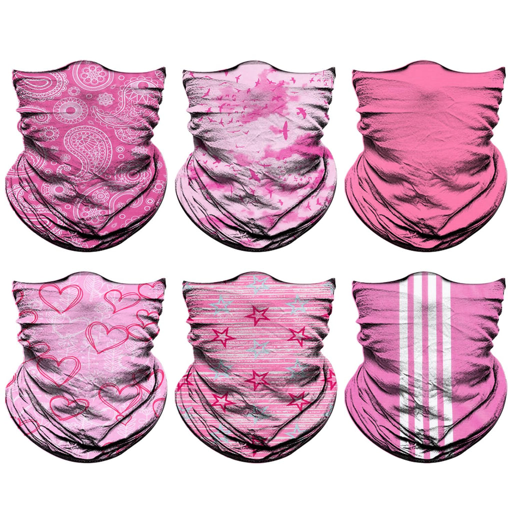 Venswell Neck Gaiter Face Mask Men Women,Seamless Bandana Rave Face Cover Scarf Mask,Balaclava,Headband, Head Wrap,Headwear (A-Style 3)