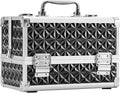 Leeora&Leekoo Makeup Case,Portable Makeup Box Organizer (Black)