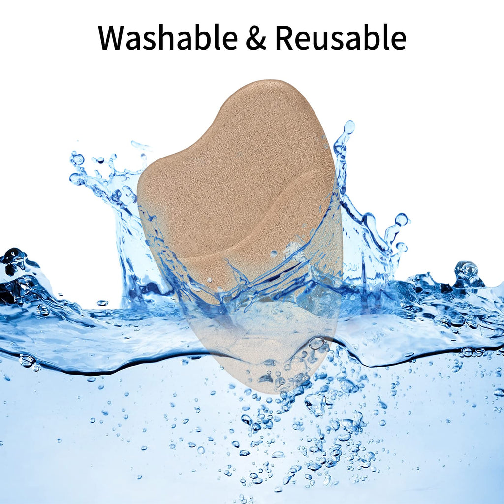 RUGLAMZHIP 4 Pairs Forefoot Cushion Inserts for Women Shoes