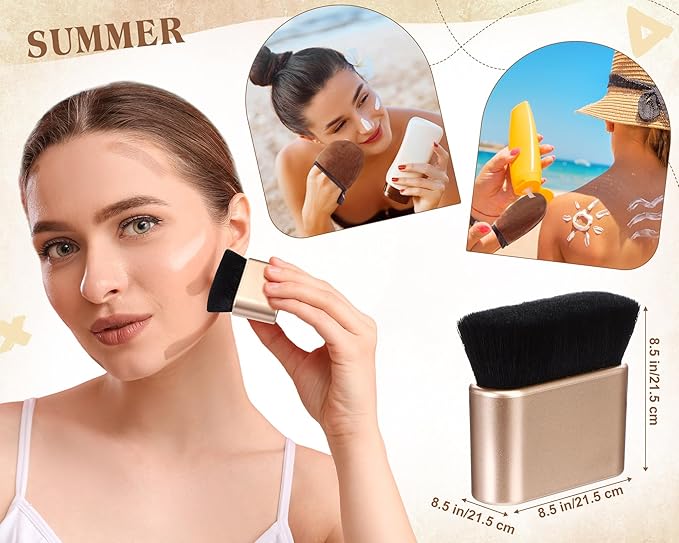 Reallnaive 5 Pcs Self Tanning Mitt Applicator Set with Self Tanner Mitt Exfoliating Glove Tanning Back Lotion Applicator Mini Glove Tanner Brush for Self Sunless Tanning Oil Lotion Mousse