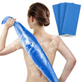 ARCH&M Japanese-Style Exfoliating Shower Towel, Navy-Blue, 3 Pack