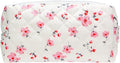 PAZIMIIK Small Quilted Makeup Bag,Zipper Cosmetic Pouch,Myrtle Pink