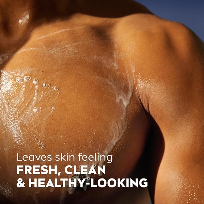 NIVEA Men Sport Body Wash with Revitalizing Minerals, Tangerine and Pepper Scent, 3-in-1 Men's Body Wash, Face and Hair, Paraben Free, Vegan Formula, 16.9 Fl Oz Bottle