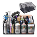 Universal Pet Grooming Supplies Organizer, 6-Compartment Mesh Wire