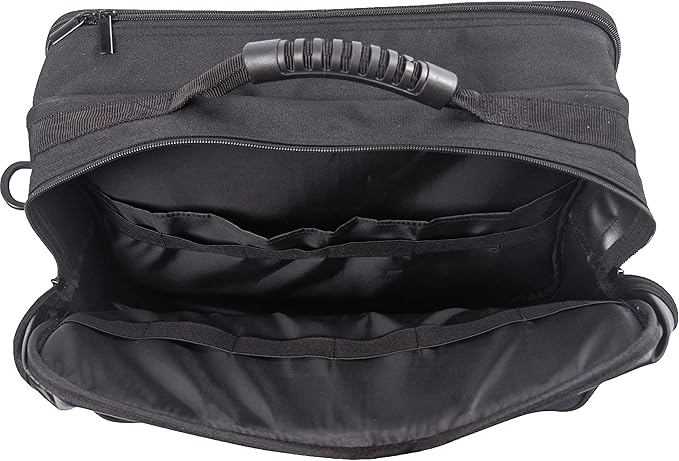 Tense Edano Pro Large Capacity Beauty Hairdressing Barber Tool Bag Polyester Hair Equipment Cosmetic Salon Shoulder Organizer Kit Grooming Hair Stylist Scissor Holder Storage Carrying Travel Case