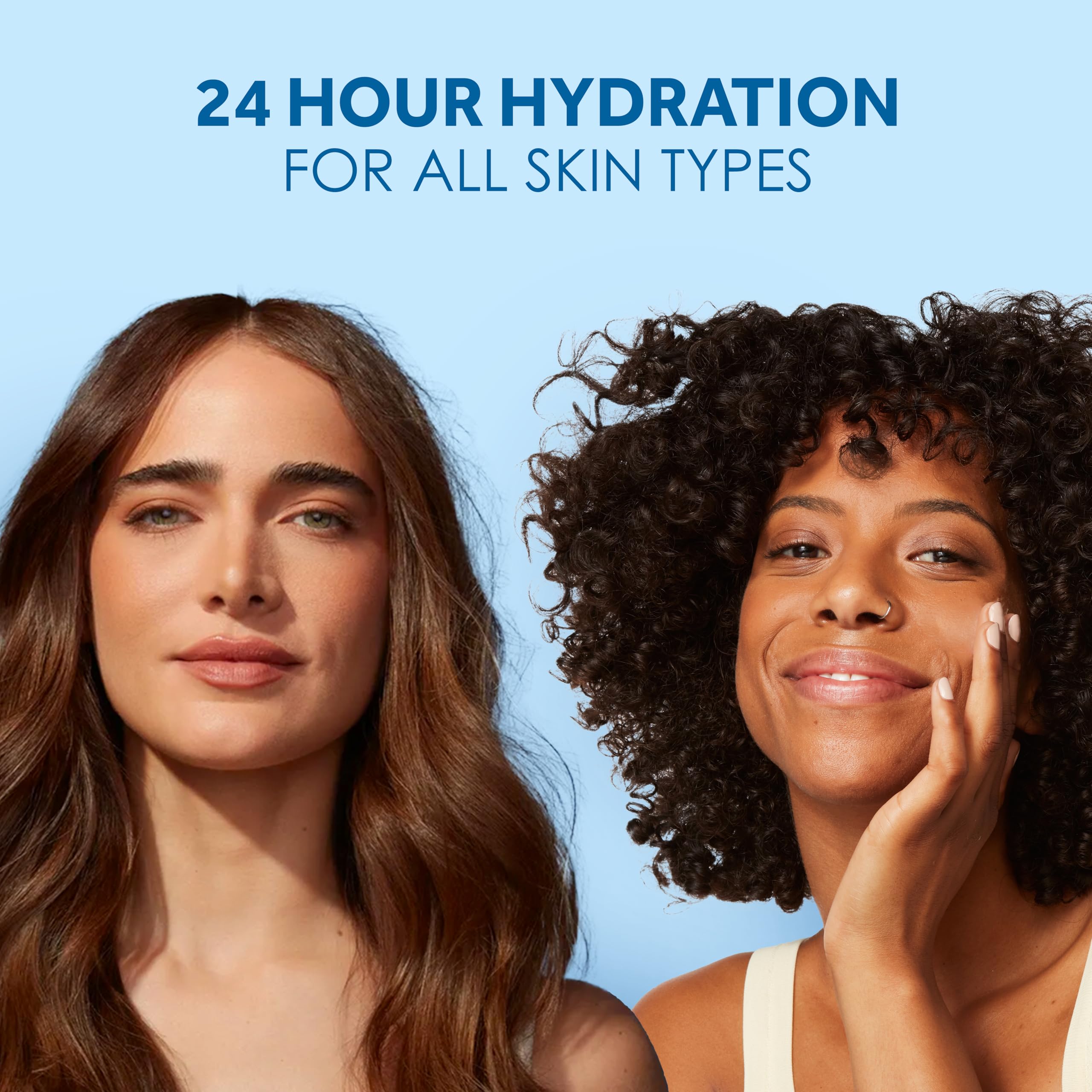 POND’S Fresh Hydration Gel Face Moisturizer, 24HR Hydration with Hyaluronic Acid, Vitamin E & B3 Niacinamide, Alcohol-Free, Oil-Free, Dermatologist Tested, 3.4 oz