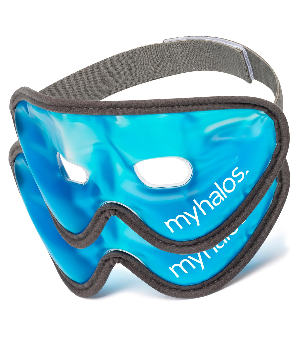 MyHalos Cooling Gel Eye Mask, Cold Ice Pack for Puffy Eyes & Dark Circles