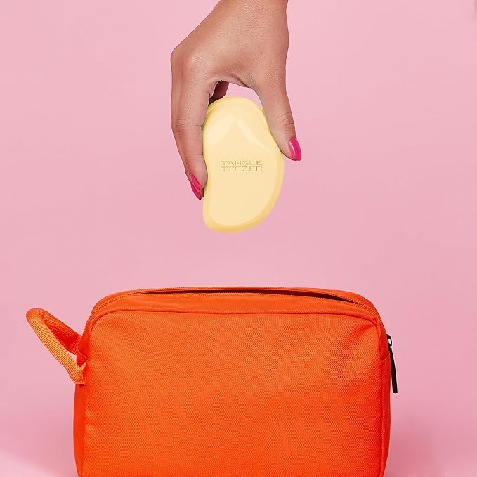 Tangle Teezer Original Detangler Mini Hair Brush, Buttercup Yellow