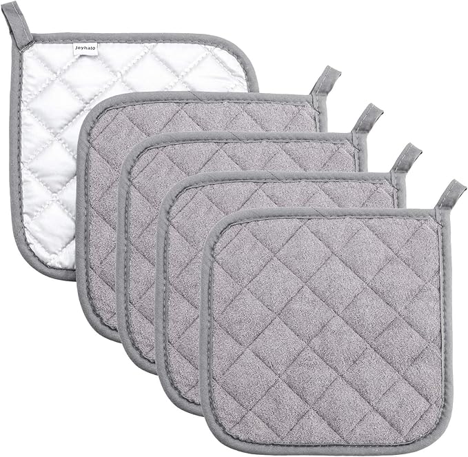 Joyhalo 5 Pack Pot Holders for Kitchen Clearance