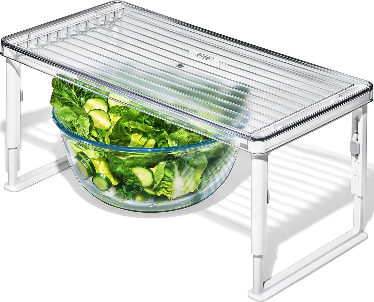 OXO Good Grips Fridge Organization Bin 5 in x 10 in - for Berry Bins, Yogurt Cups and More
