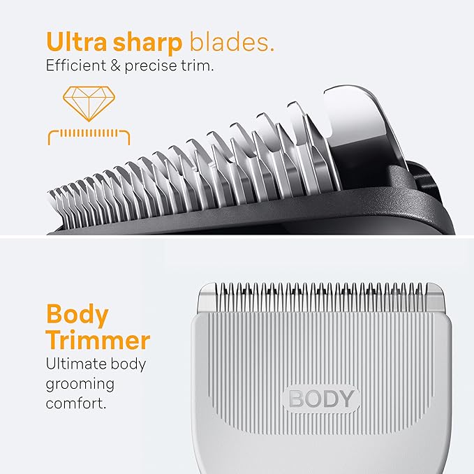 Braun All-in-One Men's Shaving Kit Series 5 5490, 9-in-1 Beard, Face, Nose, Ear Trimmer, Hair Clippers, Body Groomer and Manscaping, Holiday Gifts for Men