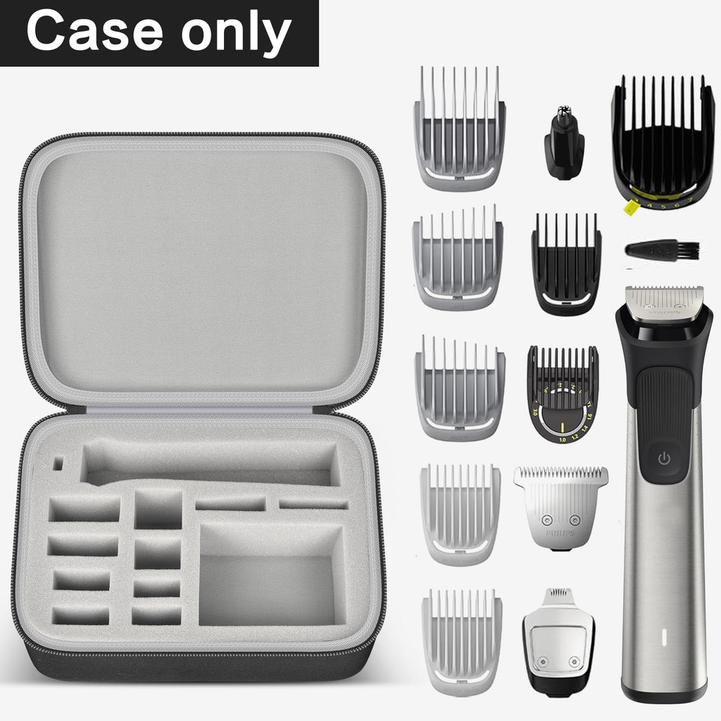 GWCASE Compact Travel Case for Philips Norelco Multigroom 7000 5000