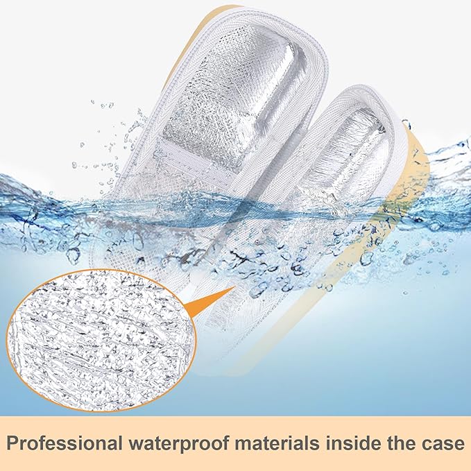 co2CREA Hard Carrying Case Compatible with NågraCoola CLIE 2 1 Silicone Face Scrubber Facial Cleansing Brush (Oat)