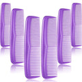 Leinuosen 12 Pieces Pocket Hair Combs, Fine Tooth Combs, Purple