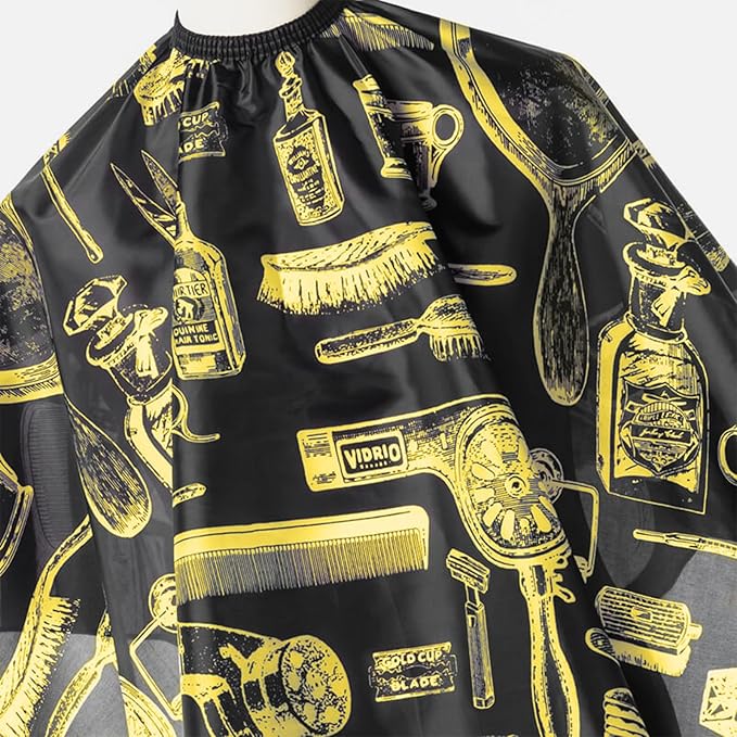 Waterproof Barber Cape for Men - Hair Cutting Cape for Haircuts, Salon, and Adults - Barber Supplies and Accessories
