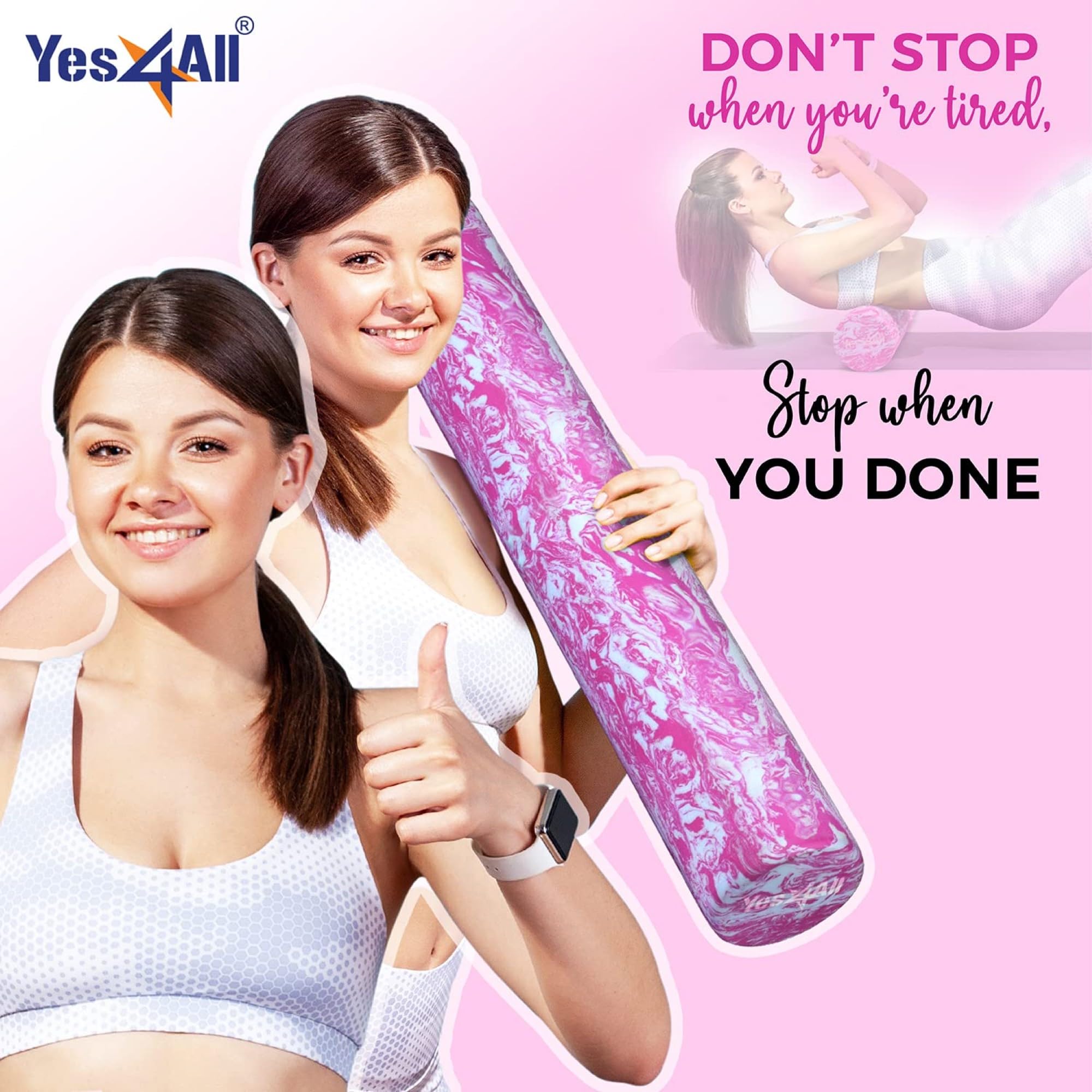 Yes4All Roller EVA - Unicorn Marbled - 36inch