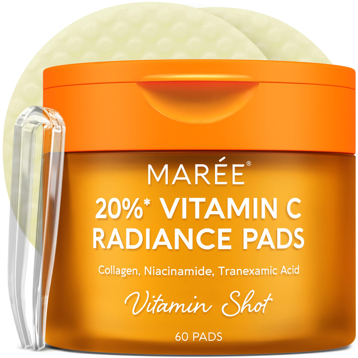 MAREE Glycolic Acid Toner Pads - Face Pads for Exfoliating M PACK 80 Ct