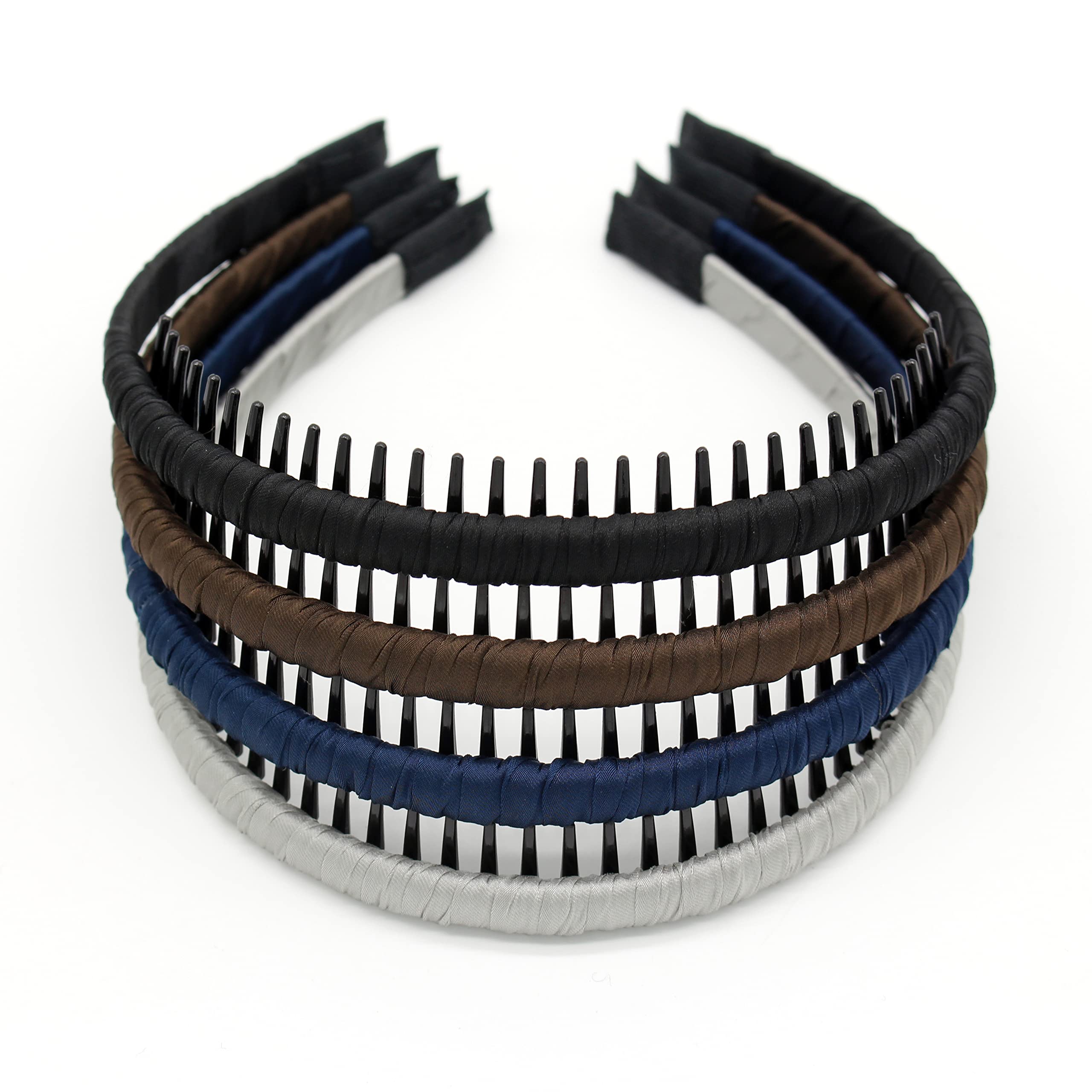 JOBAND Women's Fashion Headbands teeth comb hair bands Comfy hair accessories Non-slip hair hoop(4 Colors)