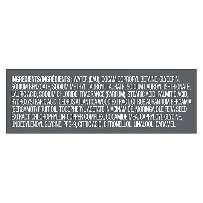 DOVE MEN Body Wash, Coastal Cedar + Bergamot, Moisturizing for Men, 26oz