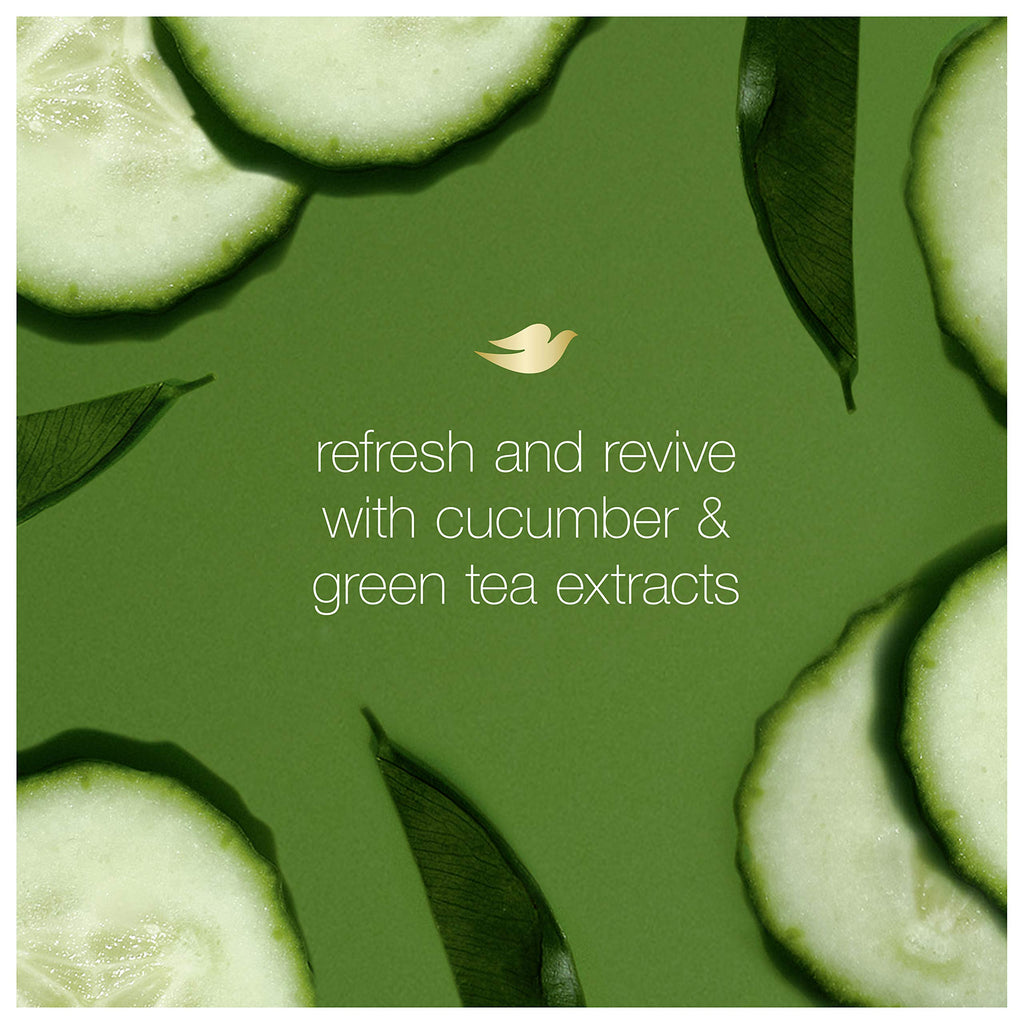 Dove go fresh Refreshing Body Wash Revitalizes and Refreshes Skin Cucumber and Green Tea Effectively Washes Away Bacteria While Nourishing Your Skin 11 oz