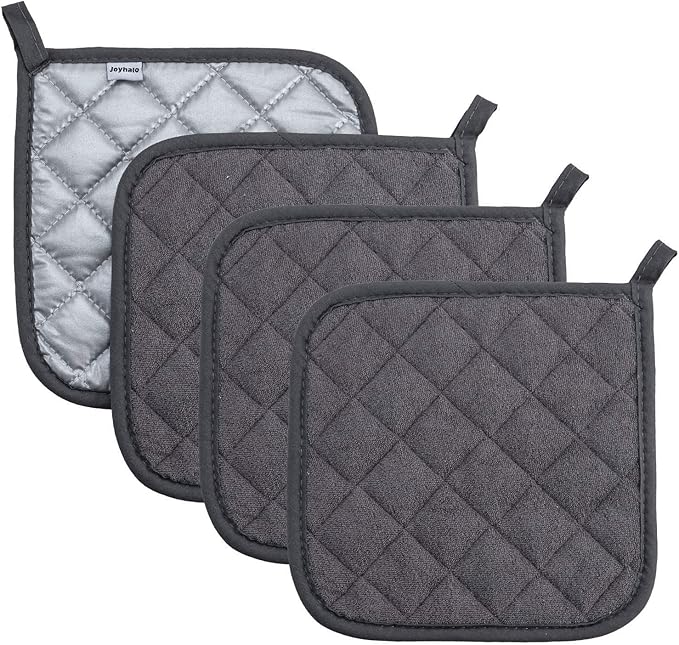 Joyhalo 4 Pack Pot Holders for Kitchen Clearance